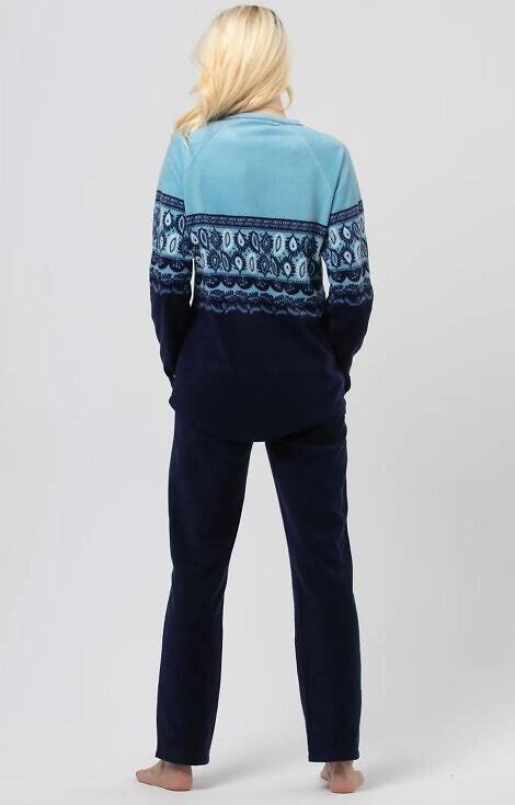 LHS 893 B24 Piżama Damska/ Key - niebieski