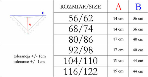 201056 Oli Nicol Apaszka chustka niemowlęca