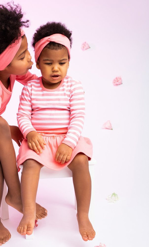 Body z długim rękawem 175101 "Alice" Nicol - paski