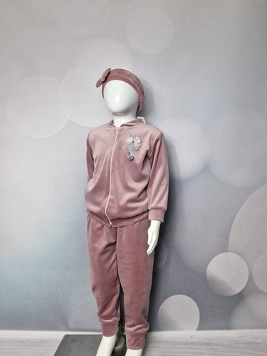 Hand Made dres dziecięcy Bambarillo różowy 