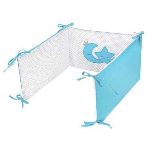 "MAGICZNE GWIAZDKI" Pościel 3-elementy Belisima - turkus