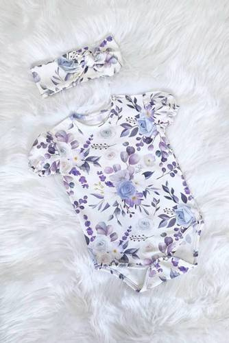 Blue Bambarillo Body z krótkim rękawem szary