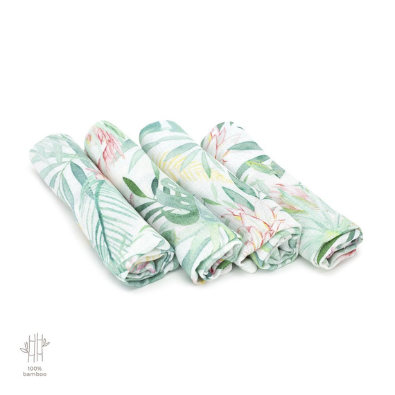 Chusteczki 100% Bamboo Muślin Ornithology Makaszka