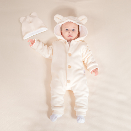 Nicol 141297 Pajac polarowy + czapka