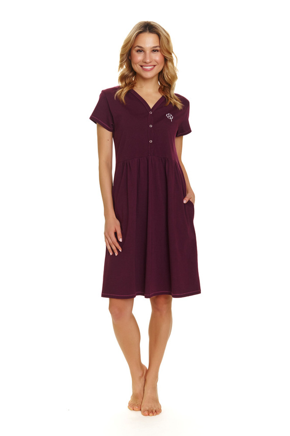 5336 Koszula Nocna do karmienia Doctor Nap - burgundy