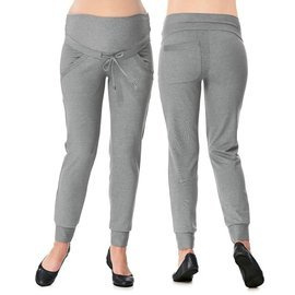 Damla spodnie ciążowe 9fashion szary melanż