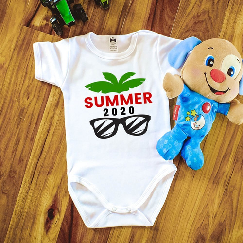 Body krótki rękaw "Wakacje 2020" Moocha czarny