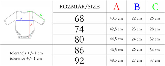 210098 Teddy Nicol Body z długim rękawem