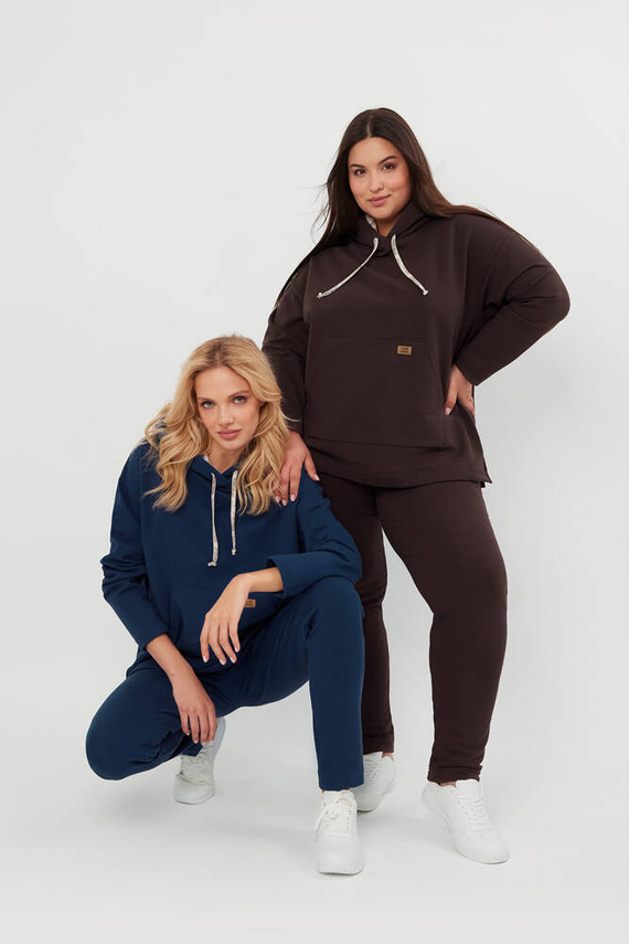 Lagos Spodnie dresowe damskie Italian Fashion - brązowy