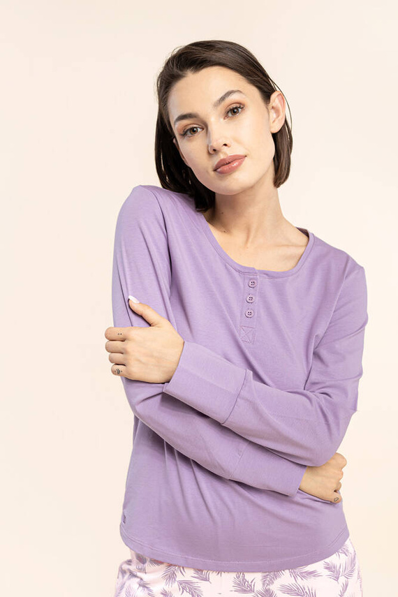 8 Palmy Piżama damska Bonamera fioletowy