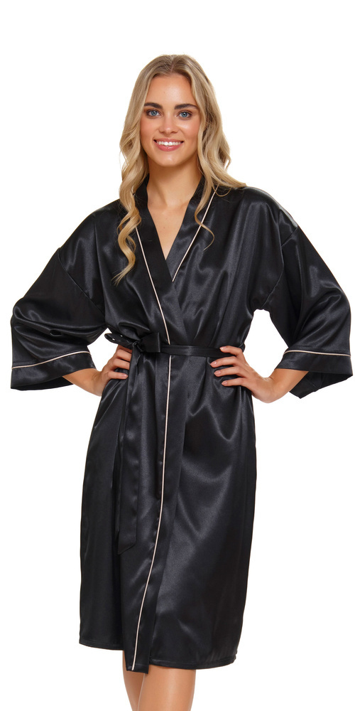 SWW.5227 Szlafrok damska Doctor Nap - black