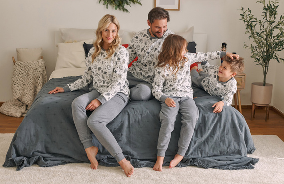 Piżama dziecięca 4548 Unisex Doctor Nap - snowman