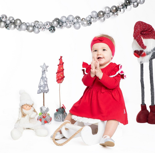 163159 Sukienko-body + opaska "Magia Świąt" Nicol