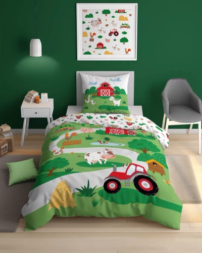 5407 A Farma Pościel bawełniana świecąca w ciemności Detexpol