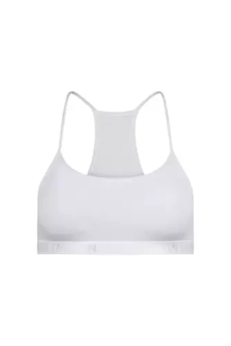 Nikola Italian Fashion Stanik dziewczęcy, wąskie ramiączko - biały