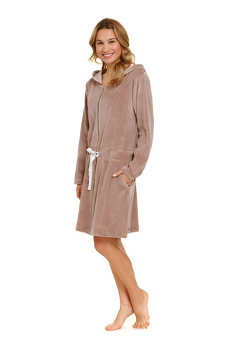 Szlafrok damski Doctor Nap SWO.1008.beige
