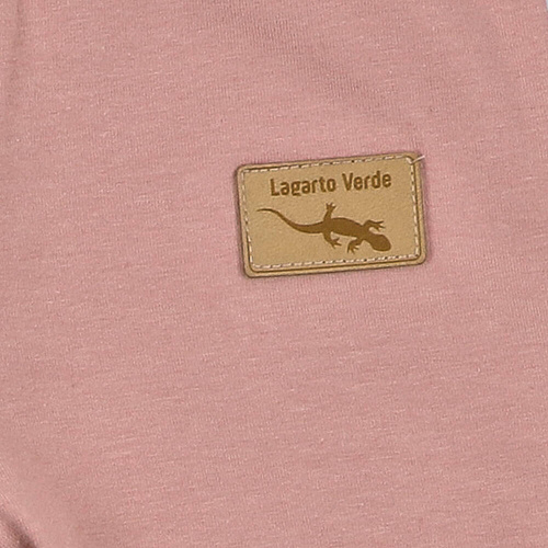 KAR-0041/BRO Legginsy dziewczęce Lagarto Verde -  brudny róż