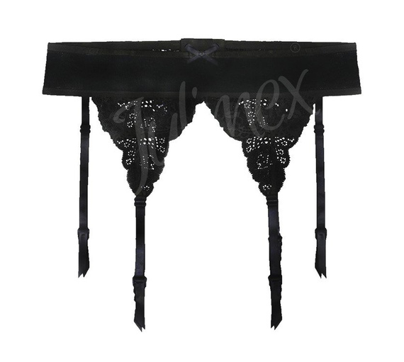 Iris Pas do pończoch Julimex - czerwony