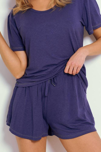 3349 Serenity Piżama Damska Taro- granatowy