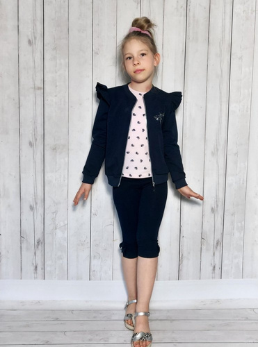 Nadia Bambarillo rybaczki granatowy