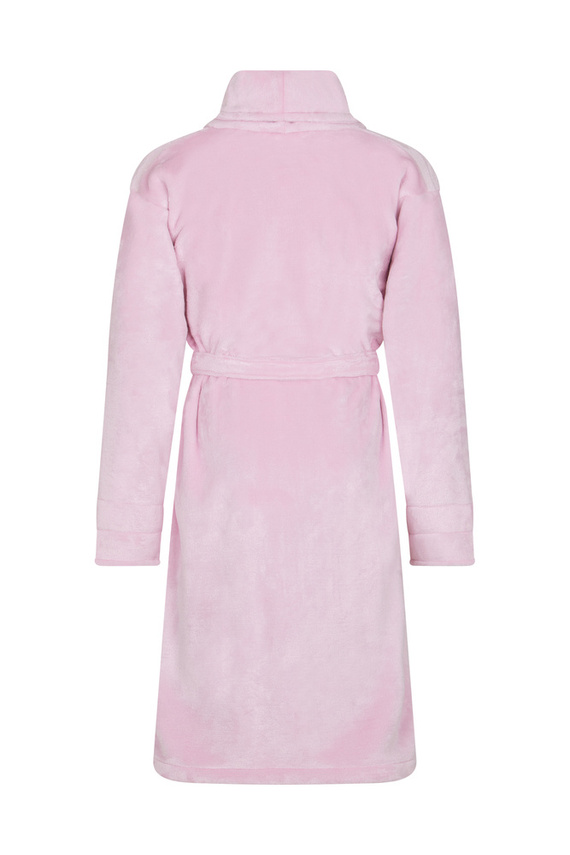 Elen Szlafrok damski polarowy ByShelly - jasny róż