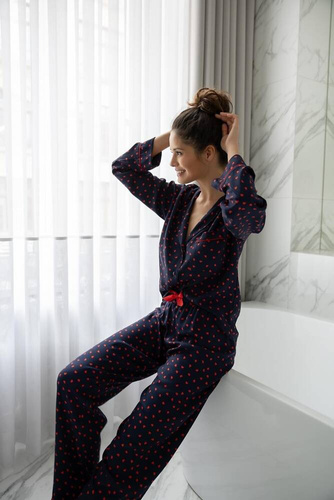 Sophia Piżama damska Sensis -granatowy