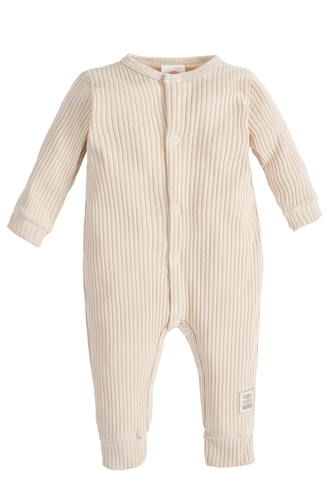 "Natural Harmony" Makoma Pajac bez stópek beżowy