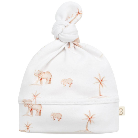 Czapeczka Elephants z bawełny organicznej Yosoy
