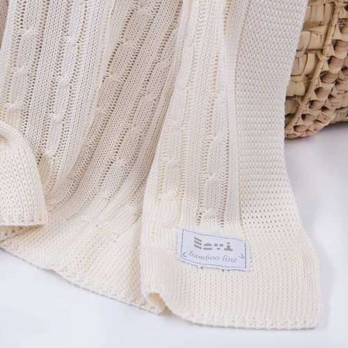 Kocyk bambusowy Eevi- ecru