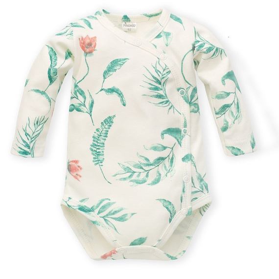 Body niemowlęce z długim rękawem "Spring Light" Pinokio - różowy