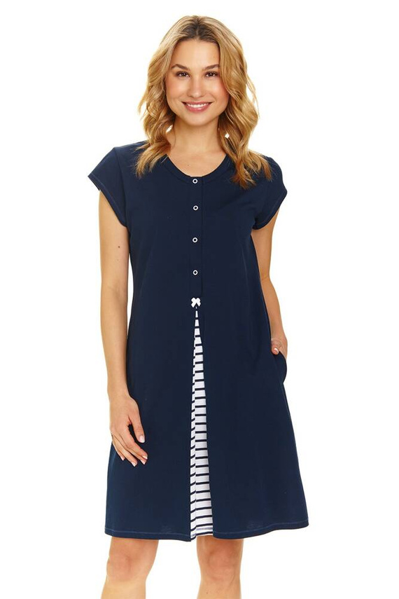9703 Koszula Nocna do karmienia Doctor Nap - navy blue