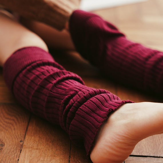 Art.043 Getry dziecięce Steven - 011 bordowy