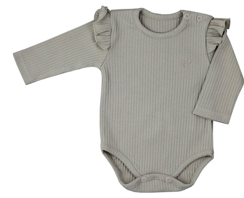 Basic Koala Body z długim rękawem - beżowe