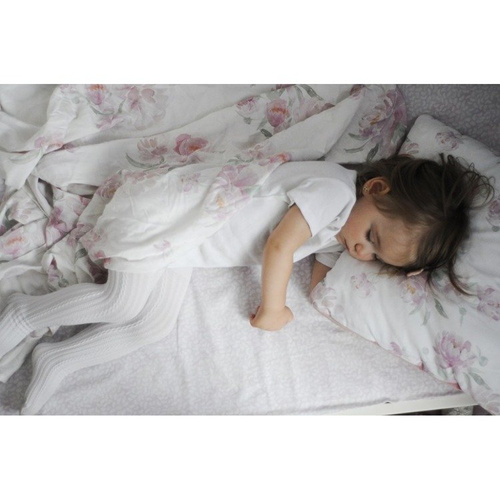 Prześcieradło z gumką Woodland- Makaszka