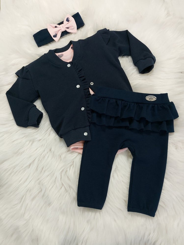 Nadia Bambarillo blezer dziewczęcy granatowy