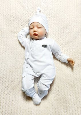 Rosnę Bambarillo Pajacyk niemowlęcy biały