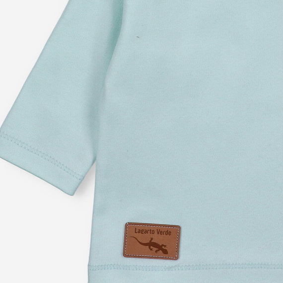 Lagarto Verde Bluzka gładka - niebieski