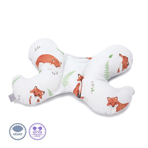 Poduszka Motylek Czerwony Kapturek Velvet - Makaszka