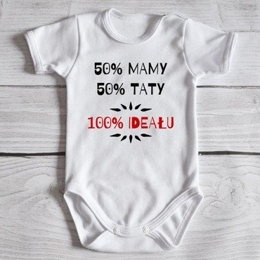 Body krótki rękaw "100 ideału" Moocha białe