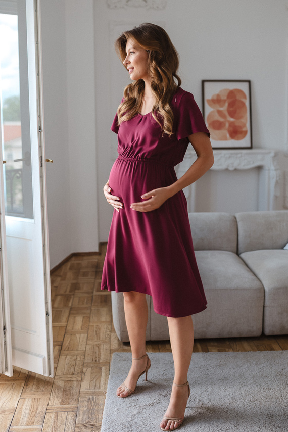 Lovely Dress Milk&Love sukienka ciążowa i do karmienia w grochy