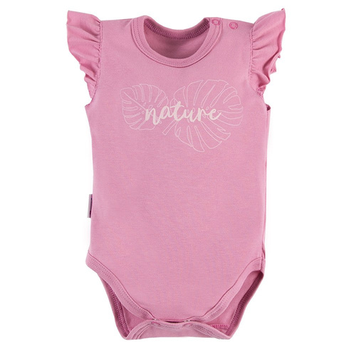 Nature Ewa Klucze Body dla dziewczynki na ramiączkach - róż