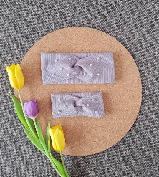 16KF damska opaska na głowę Marija - fiolet