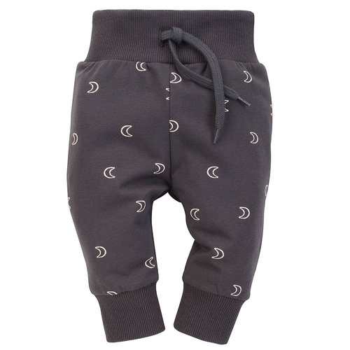 "Dreamer" Pinokio Legginsy niemowlęce - grafit druk