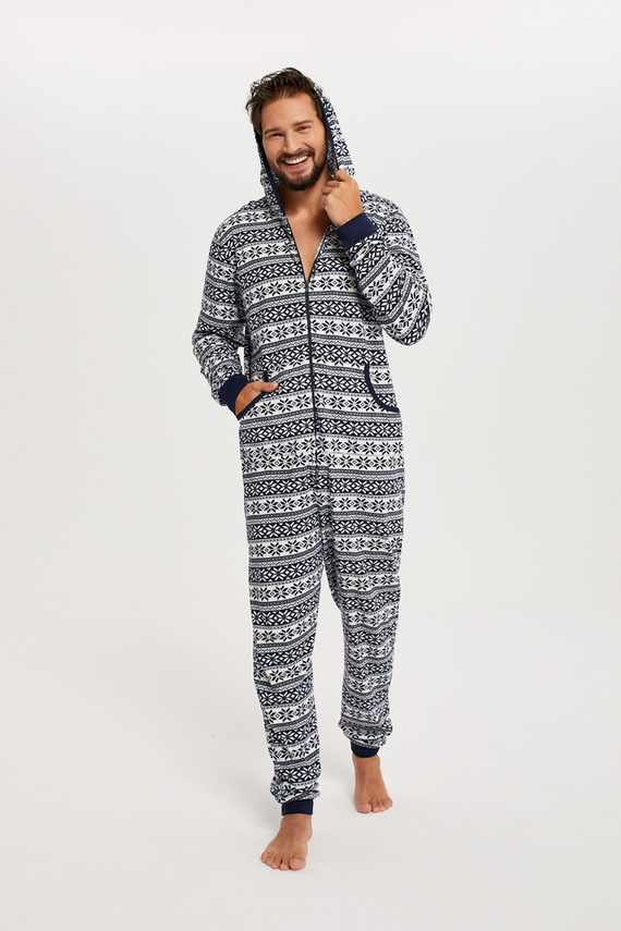 Alaska Kombinezon męski Italian Fashion - granat