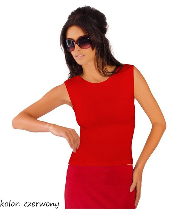 Indi Bluzka damska Babell - czerwień flamenco