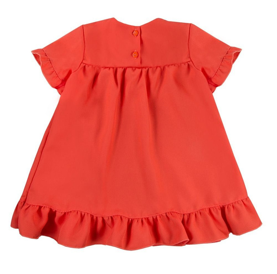 Sukienka z krótkim rękawem "CORAL REEF" Ewa Klucze- czerwona