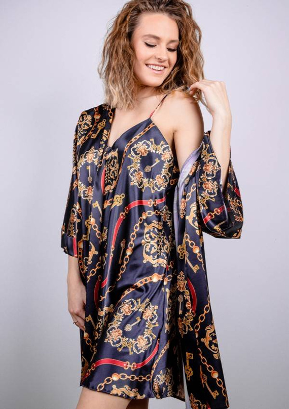 DK-P Flowers Podomka damska DKaren - czarny 014