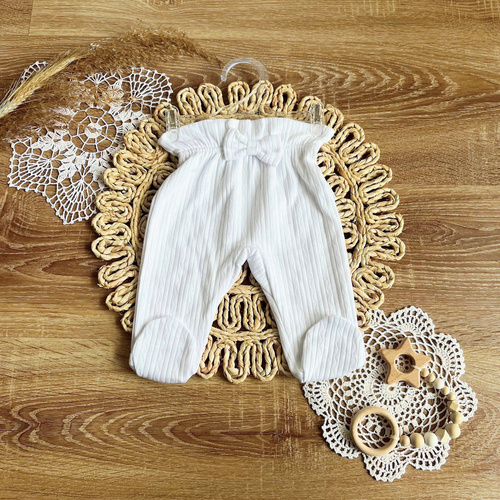 PGAG002 EkoBaby Mamatti Półśpiochy niemowlęce - biały