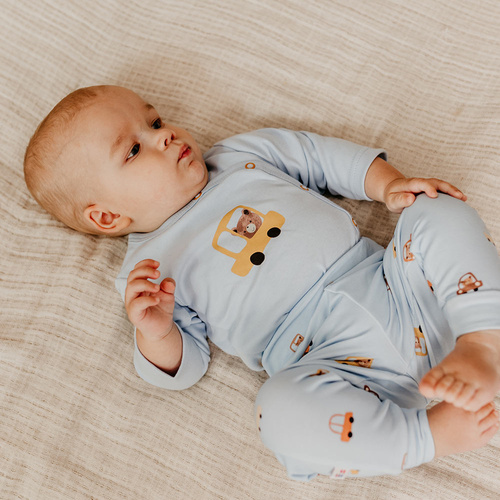 Cars & Bears Eevi Body rozpinane - niebieski