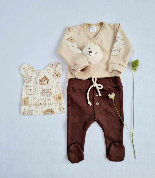 Komplet niemowlęcy Marija 3719 Teddy